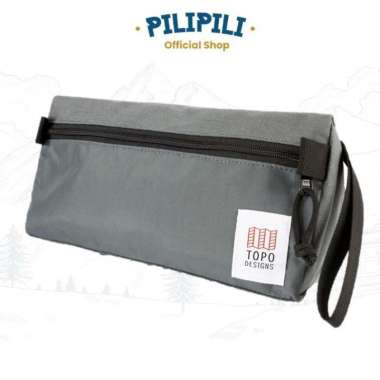 Pouch Topo Designs Dopp Kit Charcoal