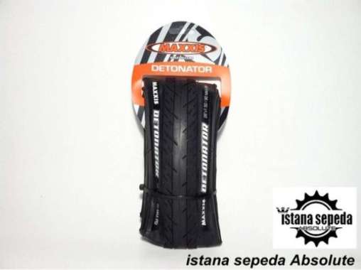 NEW BAN LUAR SEPEDA MTB MAXXIS DETONATOR UKURAN 26x1.50 HITAM POLOS 80 MAX PSI