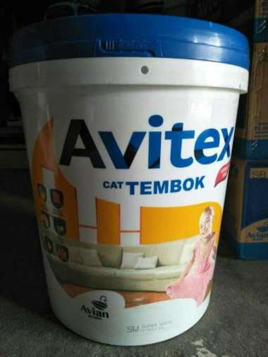 Avitex Cat Tembok [25kg/ Pail] Putih Seluruh Indonesia