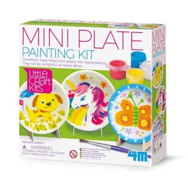 4M L/C Mini Plate Painting Kit 4761 - Mainan Craft Melukis Piring