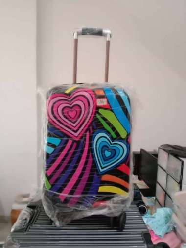 Koper Fiber Gambar/ Motif-KOPER UKURAN 19 INCH-KOPER MURAH-KOPER KABIN - 16, 19 INCH 14