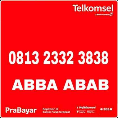 nomor simpati cantik nomer cantik simpati 0813 2332 3838 ABBA ABAB