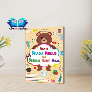 BUKU ANAK BELAJAR PINTAR MENULIS & BERMAIN HURUF ACAK ANAK TK PAUD