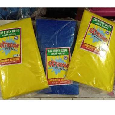 Jas Hujan Plastik Sekali Pakai Ponco / Jas Ujan Ponco Murah HDPE