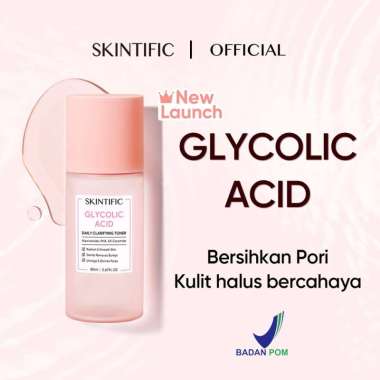 SKINTIFIC Glycolic Acid Daily Clarifying Toner 80ml Skintific Skintifik