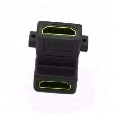 KONEKTOR HDMI FEMALE TO FEMALE L [BENGKOK]