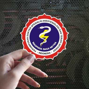Sticker Decal Vinyl Tahan Air PERDATIN Perhimpunan Dokter Anestesi