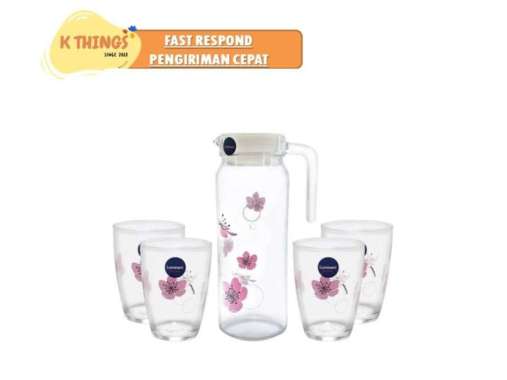 LUMINARC Beverage Set Gelas Martigues Ikumi Teko Flame Teko Ikumi