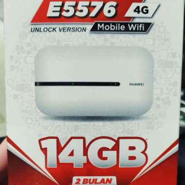 Modem Wifi MIFI 4G LTE HUAWEI E5576 14GB UNLOCK VERSION white