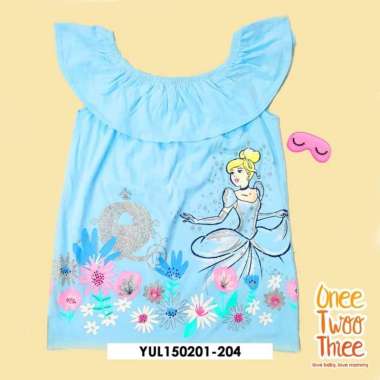Kaos Sabrina Anak READY MANADO Biru