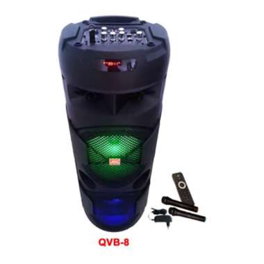 JDL QVB 8 SPEAKER PORTABLE AKTIF hitam