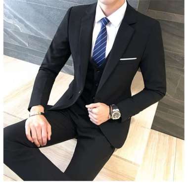 Promo SETELAN JAS PRIA SLIM SUIT 