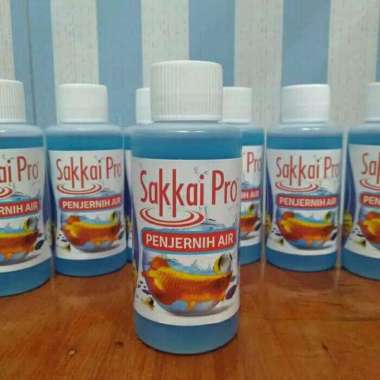 Penjernih air aquarium sakai pro isi 100 ml biru