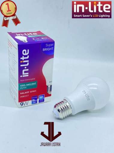 LAMPU LED INLITE IN-LITE INB007 9W 9 W WATT MURAH BERGARANSI 4000K