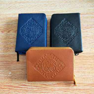 Alquran mushaf saku Al-Quran saku dompet resleting DR Saku Navy