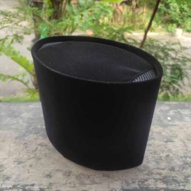 PECI POLOS TINGGI 15 CM | PECI TINGGI | SONGKOK TINGGI POLOS - Hitam Non AC No.4 TERBAIK Semua Ukura