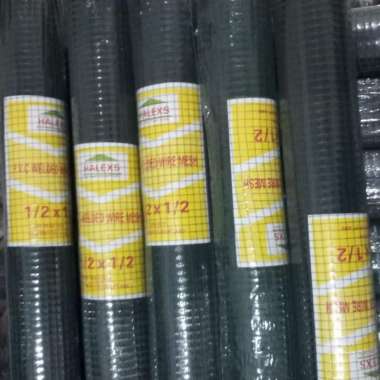 kawat loket pvc hijau ram hijau 1/2",3/4",1" 90cm