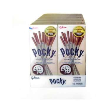 Biskuit stick Pocky mini cookies n cream /glico Pocky (1 pack 10 pcs) cemilan murah dan enak