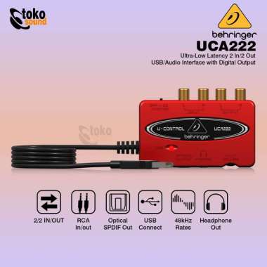 Behringer UCA222 U-Control USB Audio Interface
