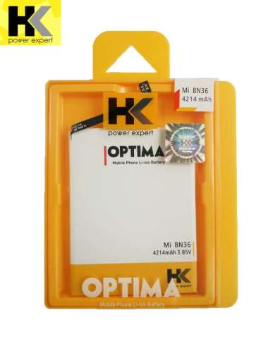 Baterai HK Optima Xiaomi Mi A2 / Mi 6X BN36 4214 mAh 3.85V Double IC