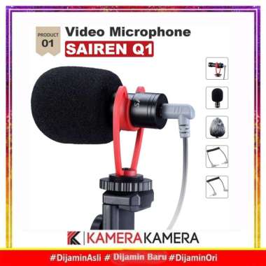 KameraKamera Ulanzi Video Kit Combo 1 Paket Vlog buat Vlogging Mic Tripod Holder HITAM