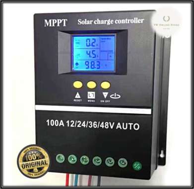 Solar Charge Controller MPPT Dual USB Auto 12V/24V/36V/48V 100A - SY48100A