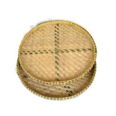Tampah bambu D55cm / nampan bambu / eblek / anyaman bambu