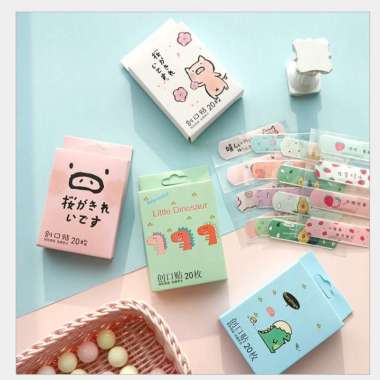 OEM ONE-C795 Plester Luka Estetik Karakter Kartun Lucu Plaster Luka 20 pcs / Hansaplas Anak & Dewasa