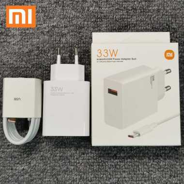 Charger Xiaomi 33W Original Type C Redmi Note 9 pro / Redmi Note 10 Turbo Charge