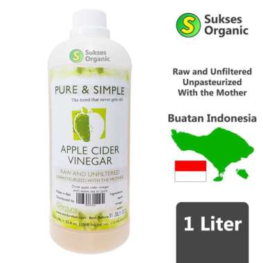 Apple Cider Vinegar / Cuka Apel | 1 Liter | Verdure
