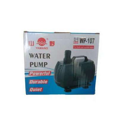YAMANO 107 mesin pompa celup air aquarium hidroponik yamano wp 107 hitam