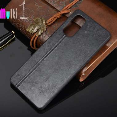Case Oppo Reno 4 Pro Reno 4Pro Hybrid PU Leather material Slim Back Cover 003 Black Oppo Reno 4 Pro