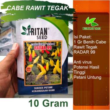 Radar 99 10 Gram Benih Cabe Rawit Tegak Cakra Putih