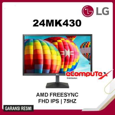 MONITOR LG LED IPS 24MK430 24" Full HD IPS / LG 24-MK430 Hitam
