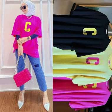 JESLA FASHION CELIN BLOUSE BAHAN KAOS KATUN COMBED 24s BLOUSE WANITA JUMBO BAJU ATASAN WANITA KOREA 
