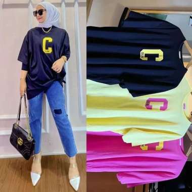 JESLA FASHION CELIN BLOUSE BAHAN KAOS KATUN COMBED 24s BLOUSE WANITA JUMBO BAJU ATASAN WANITA KOREA 
