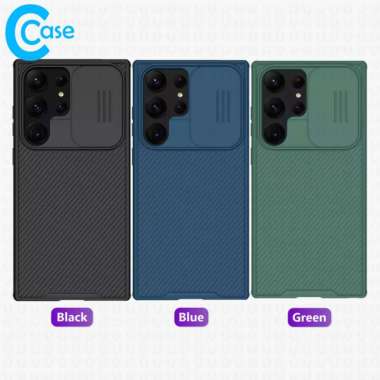 Original Nillkin Case Samsung S23 Plus Ultra Camera Slider S23 Ultra Black