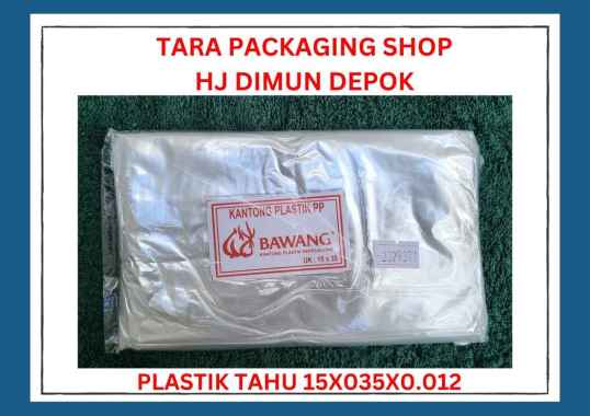 PLASTIK PP TAHU 15 X 35 PLASTIK PP TIPIS