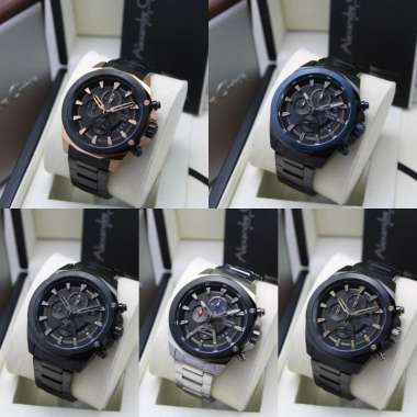 JAM TANGAN PRIA ALEXANDRE CHRISTIE AC 6651 AC6651MCB CHRONO ORIGINAL BLACK BLUE