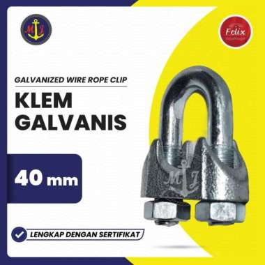 KLEM 40 MM // WIRE ROPE CLIP GALVANIZED