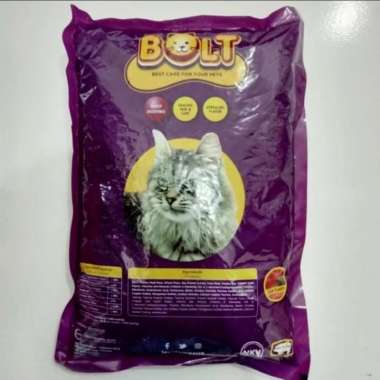 Pakan Makanan Kucing Cat Food Bolt 1 kg Kibble 1kg per kg repack Ikan Tuna