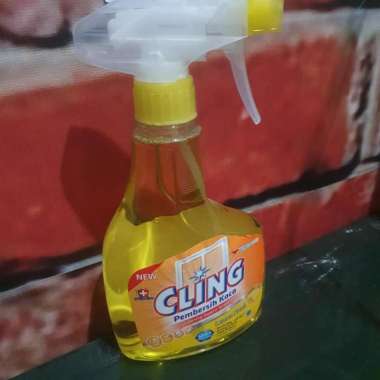 cling pembersih kaca botol