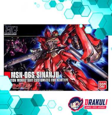 BANDAI Plamo HGUC MSN-06S Sinanju.
