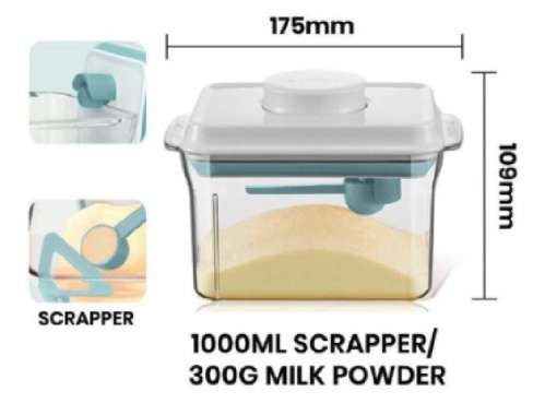 Ankou - Toples Susu Bubuk / Makanan Air Tight 1000ml (Scrapper) Scrapper