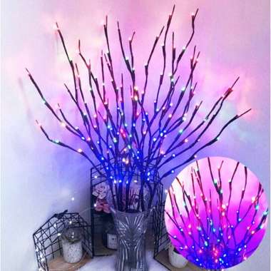 Lampu Hias Led Ranting Dengan Usb Bahan Kawat / Lampu Pohon Ranting RGB