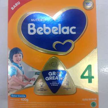 Promo Harga Bebelac 4 Susu Pertumbuhan Vanila 400 gr - Blibli