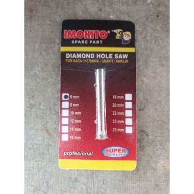 Mata bor kaca keramik granit akrilik diamond hole saw 6mm imokito