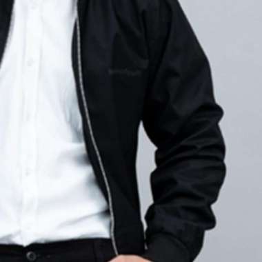 Houseofcuff Jaket Bomber Polos Windbreaker Semua Warna Hitam M