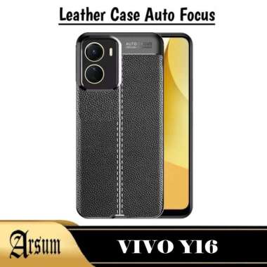 Promo Case Leather Vivo Y16 Vivo Y02s 2022 Penutup Belakang Ponsel Silikon Lembut Tekstur Kulit Vivo