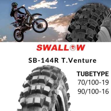 BAN LUAR SWALLOW TERRA VENTURE CROSS 16 19 Depan Belakang Trail KLX 140/70-17